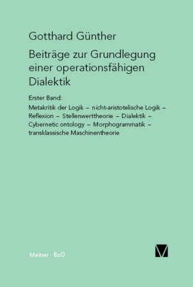 Beiträge zur Grundlegung einer operationsfähigen Dialektik (I)