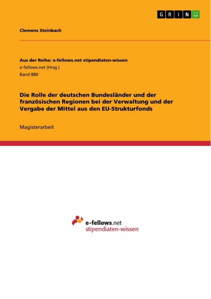 Die Rolle der deutschen Bundesländer und der französischen Regionen bei der Verwaltung und der Vergabe der Mittel aus den EU-Strukturfonds main product photo