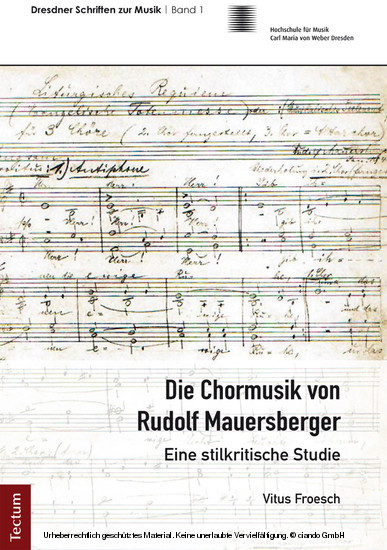 Die Chormusik von Rudolf Mauersberger main product photo