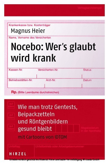 Nocebo: Wer's glaubt wird krank main product photo