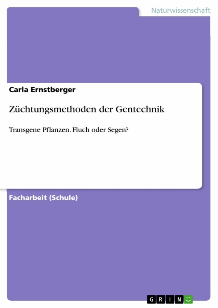 Züchtungsmethoden der Gentechnik main product photo