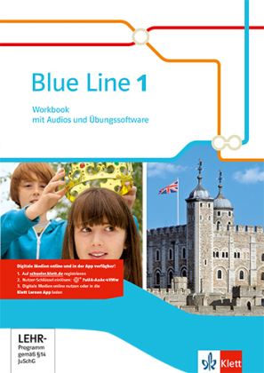 Blue Line 1 - Workbook mit Audio-CD und Lernsoftware