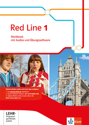 Red Line. Ausgabe ab 2014 - 5. Klasse, Workbook mit Audio-CD und CD-ROM. Bd.1