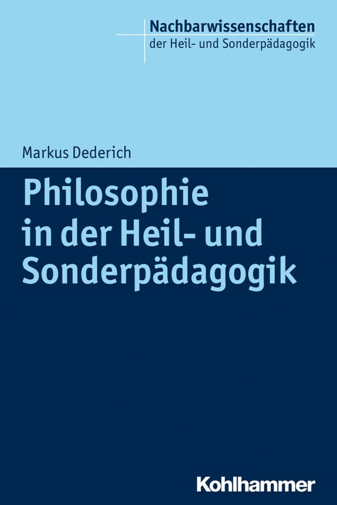 Philosophie in der Heil- und Sonderpädagogik main product photo