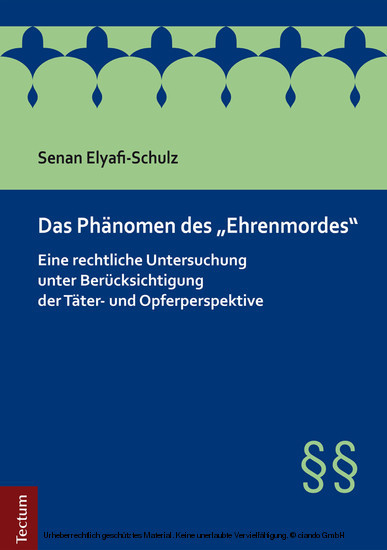 Das Phänomen des 'Ehrenmordes' main product photo