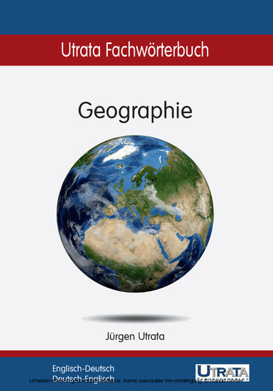Utrata Fachwörterbuch: Geographie Englisch-Deutsch main product photo