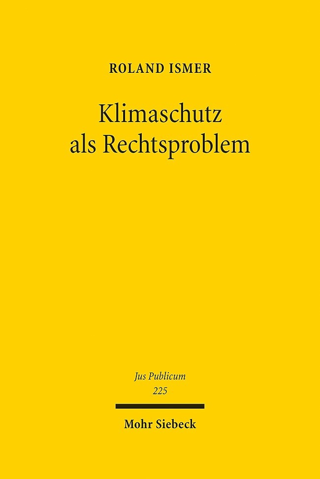 Klimaschutz als Rechtsproblem main product photo