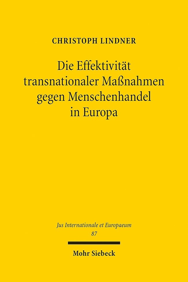 Die Effektivität transnationaler Maßnahmen gegen Menschenhandel in Europa main product photo