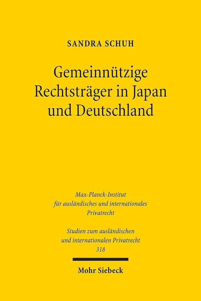 Gemeinnützige Rechtsträger in Japan und Deutschland main product photo