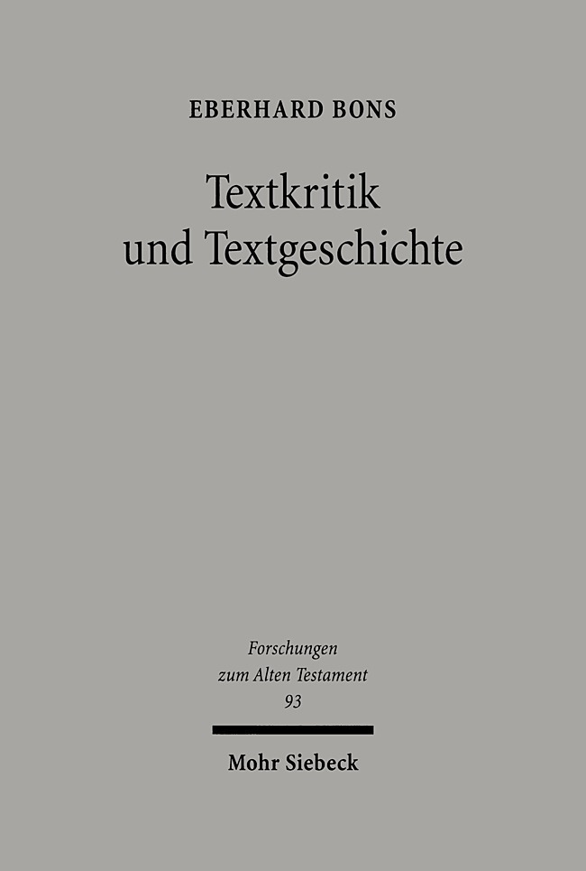 Textkritik und Textgeschichte main product photo