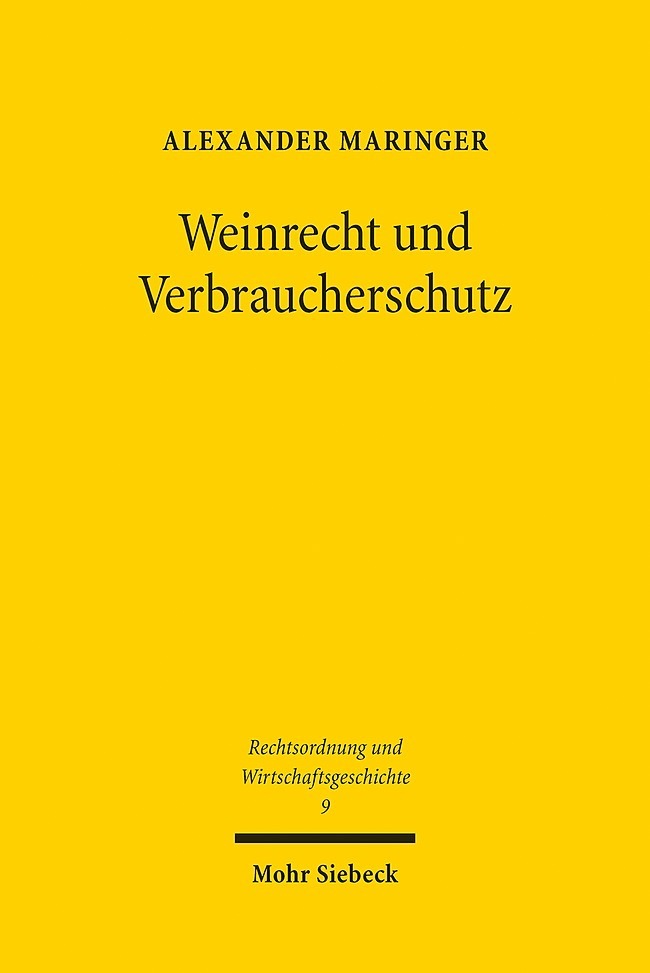 Weinrecht und Verbraucherschutz main product photo