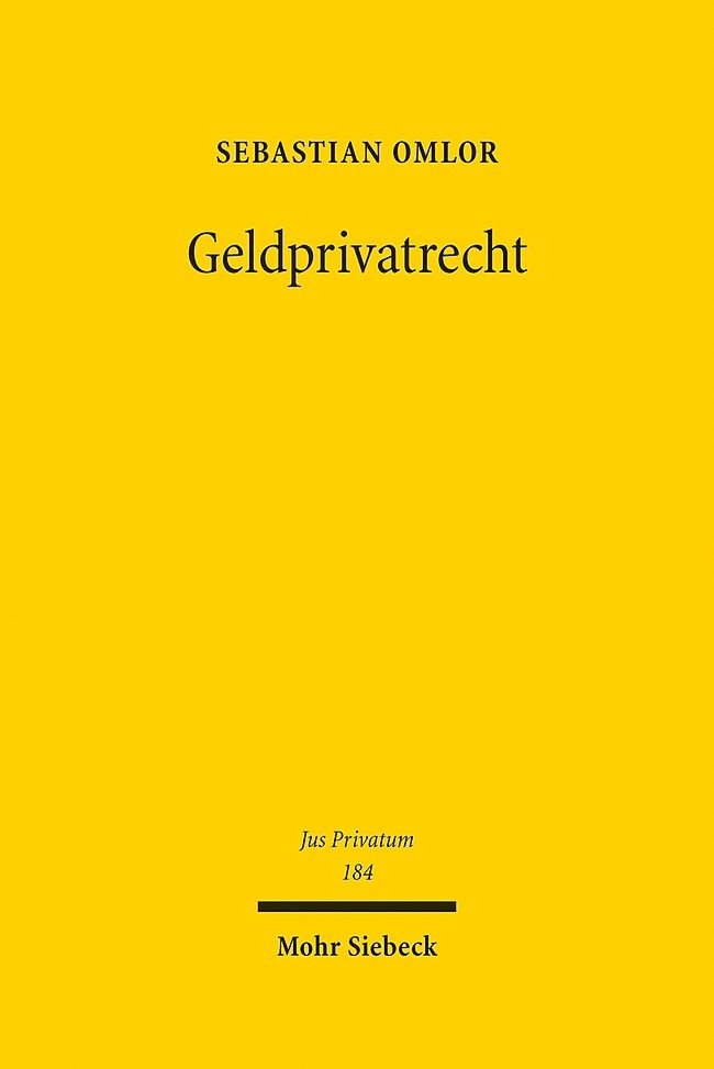 Geldprivatrecht main product photo