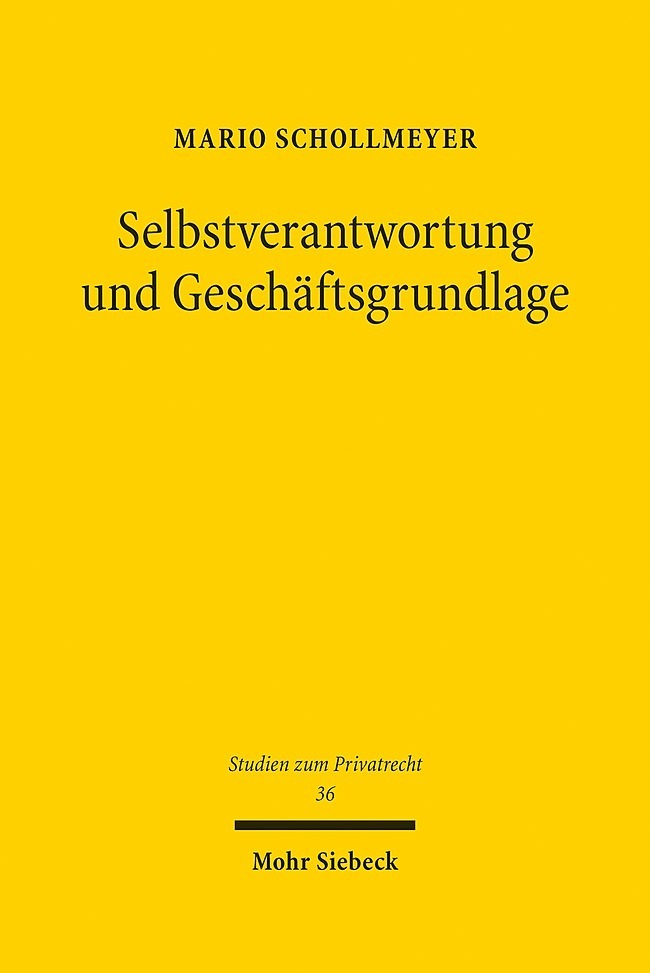Selbstverantwortung und Geschäftsgrundlage main product photo