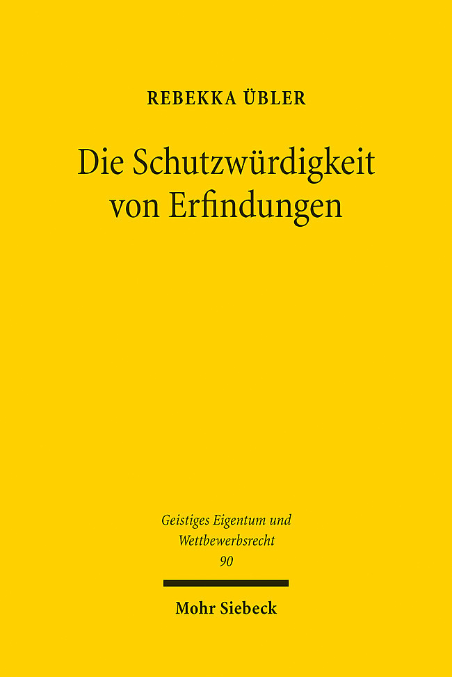Die Schutzwürdigkeit von Erfindungen main product photo