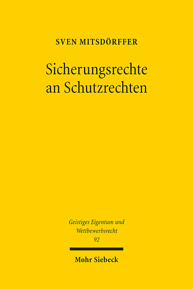 Sicherungsrechte an Schutzrechten main product photo