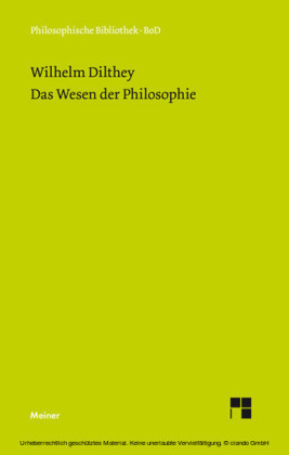 Das Wesen der Philosophie