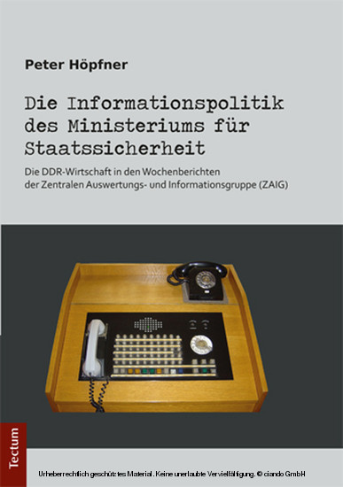 Die Informationspolitik des Ministeriums für Staatssicherheit main product photo