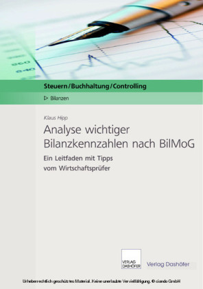 Analyse wichtiger Bilanzkennzahlen nach BilMoG - Download PDF