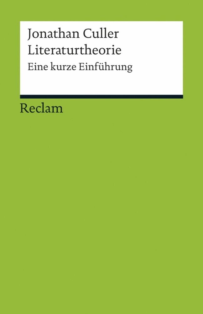 Literaturtheorie. Eine kurze Einführung main product photo