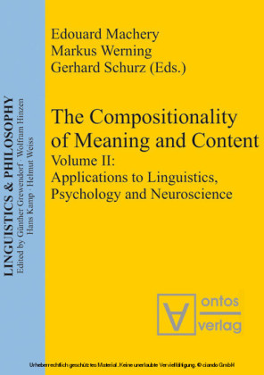 Applications to Linguistics, Psychology and Neuroscience