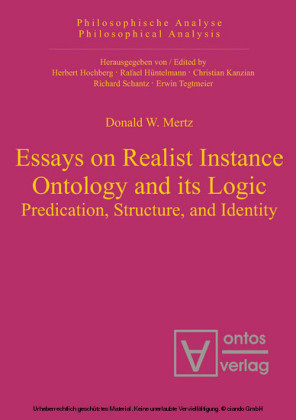 Essays on Realist Instance Ontology and its Logic