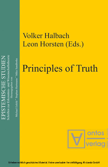 Principles of Truth main product photo