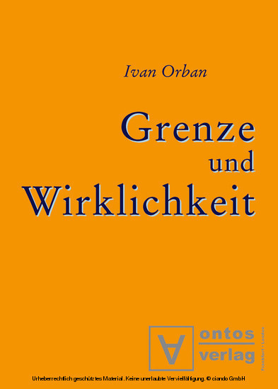 Grenze und Wirklichkeit main product photo