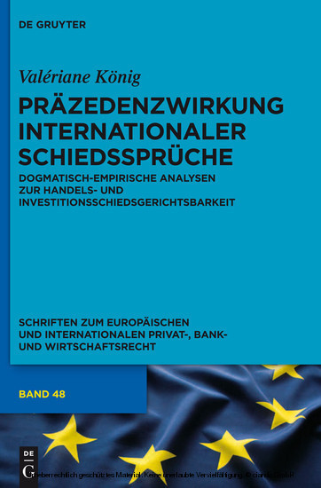 Präzedenzwirkung internationaler Schiedssprüche main product photo
