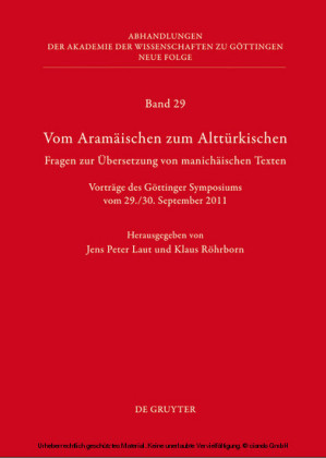 Vom Aramäischen zum Alttürkischen