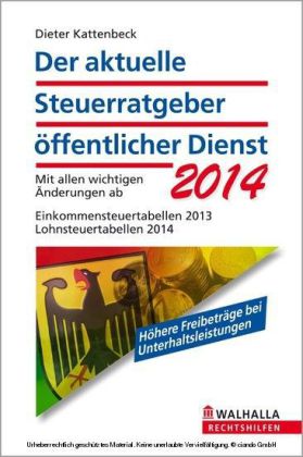 Der aktuelle Steuerratgeber öffentlicher Dienst 2014