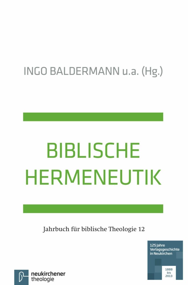 Biblische Hermeneutik main product photo
