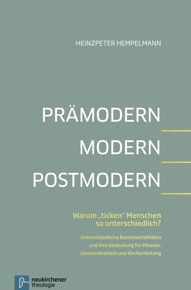 Prämodern - Modern - Postmodern main product photo