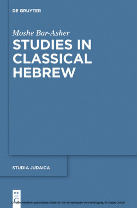 Studies in Classical Hebrew
