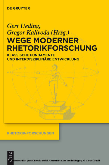 Wege moderner Rhetorikforschung main product photo