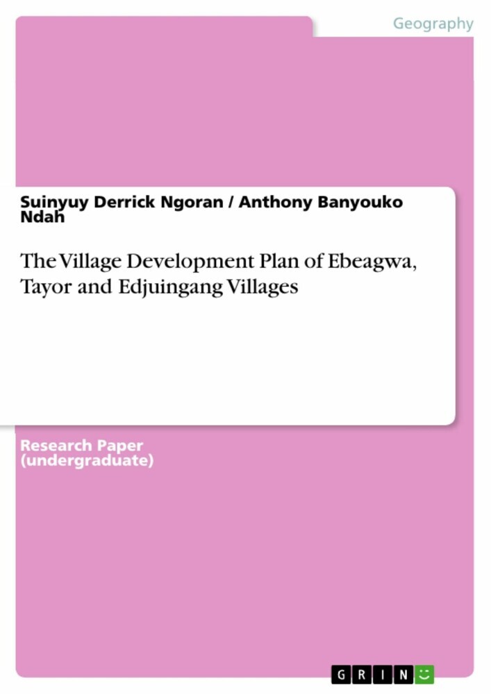 The Village Development Plan of Ebeagwa, Tayor and Edjuingang Villages main product photo