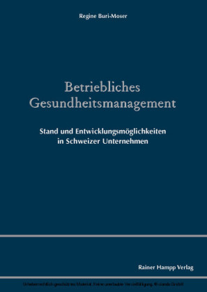 Betriebliches Gesundheitsmanagement