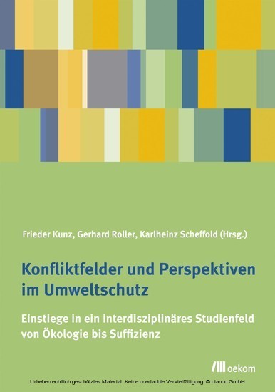 Konfliktfelder und Perspektiven im Umweltschutz main product photo