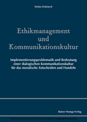 Ethikmanagement und Kommunikationskultur