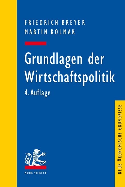 Grundlagen der Wirtschaftspolitik main product photo