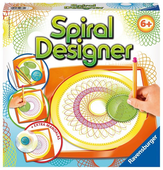 Ravensburger Spiral-Designer, Zeichnen lernen für Kinder ab 6 Jahren, Kreatives Zeichen-Set für farbenfrohe Spiralbilder und Mandalas main product photo