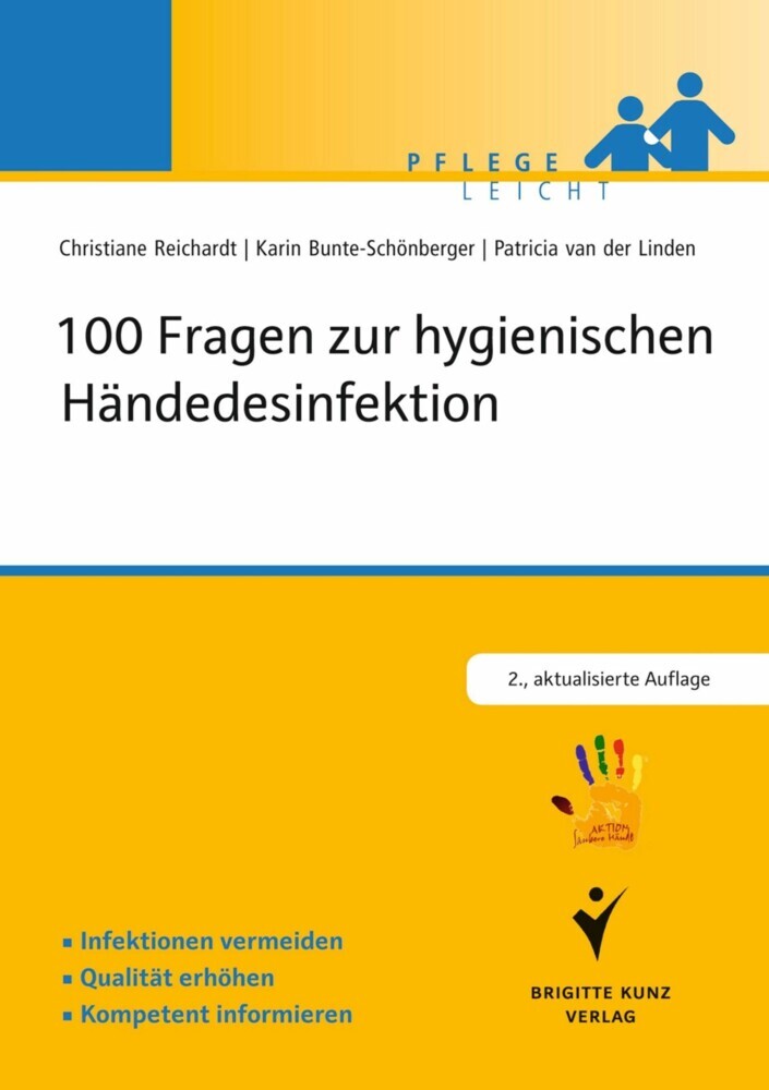 100 Fragen zur hygienischen Händedesinfektion main product photo