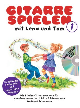 Gitarre Spielen mit Lena und Tom, m. Audio-CD. Tl.1