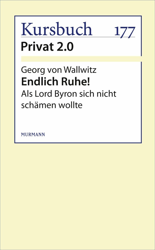 Endlich Ruhe! main product photo