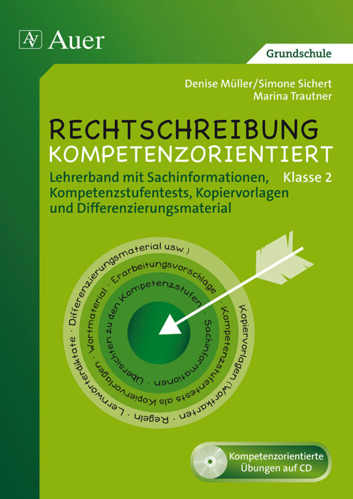 Rechtschreibung kompetenzorientiert - Klasse 2 LB, m. 1 CD-ROM main product photo