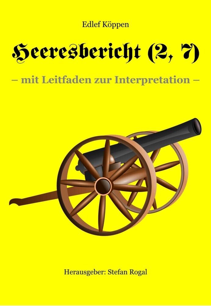 Heeresbericht (2. Teil, 7. Kap.) main product photo