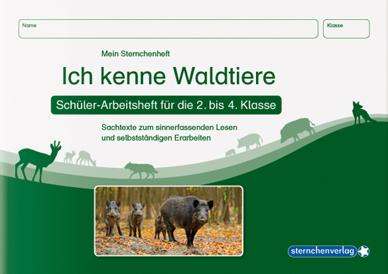 Ich kenne Waldtiere - Schülerarbeitsheft für die 2. bis 4. Klasse main product photo