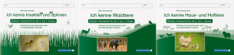 Ich kenne Waldtiere / Haus- und Hoftiere / Insekten und Spinnen - 3 Arbeitshefte im Set für die 2. bis 4. Klasse, 3 Teile