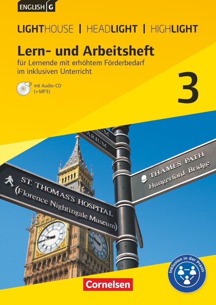 English G Lighthouse / English G Headlight / English G Highlight - Allgemeine Ausgabe - Band 3: 7. Schuljahr, Lern- und Arbeitsbuch main product photo