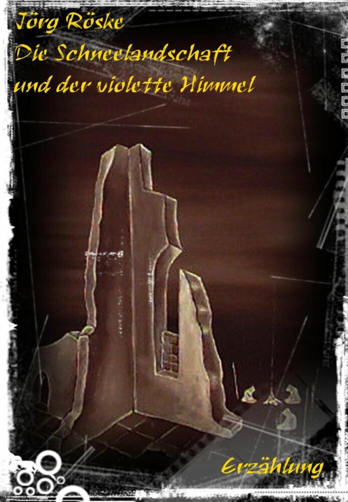 Die Schneelandschaft und der violette Himmel main product photo