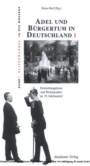Adel und Bürgertum in Deutschland I main product photo